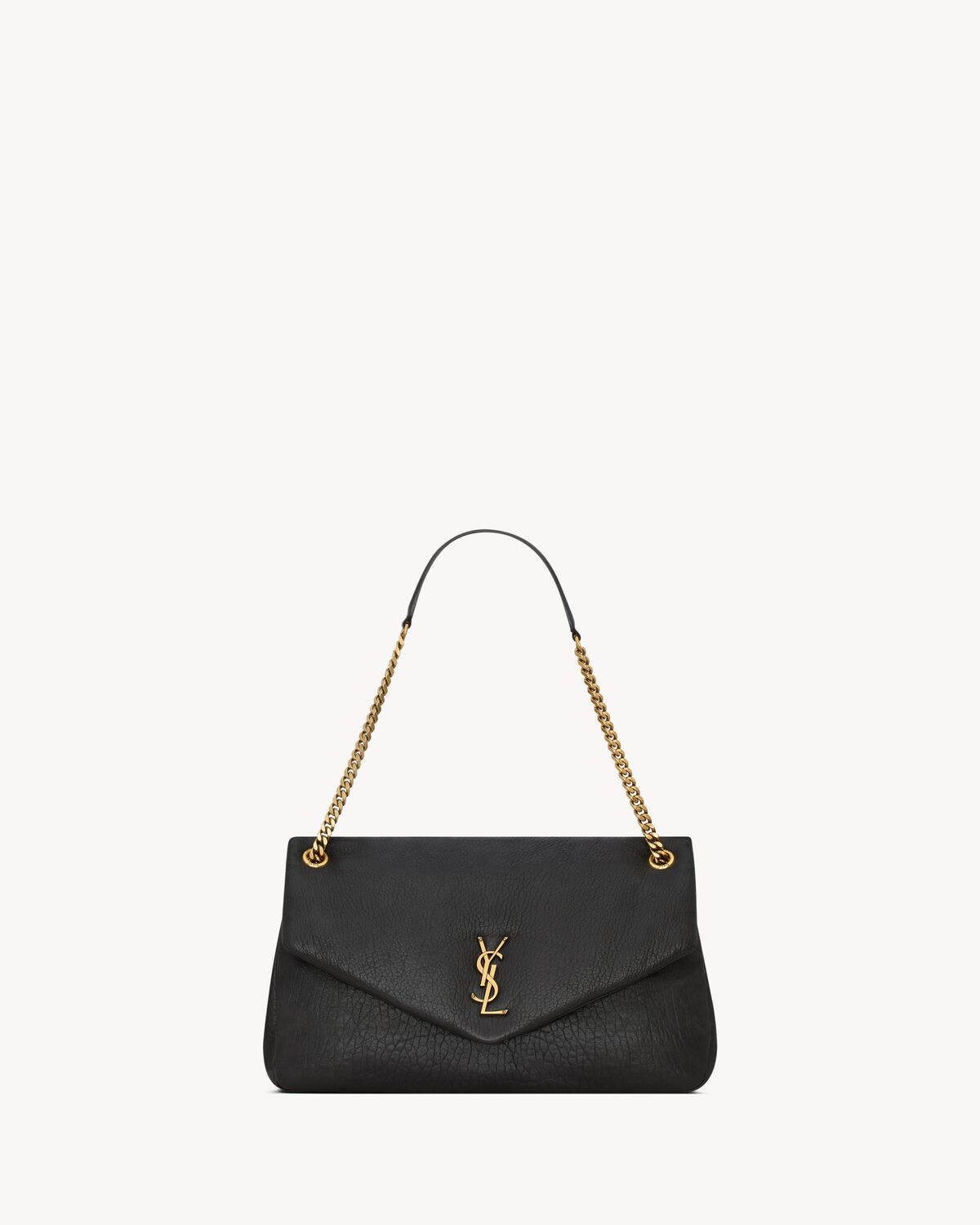 YSL Calypso Large in Grained Lambskin - Image 1